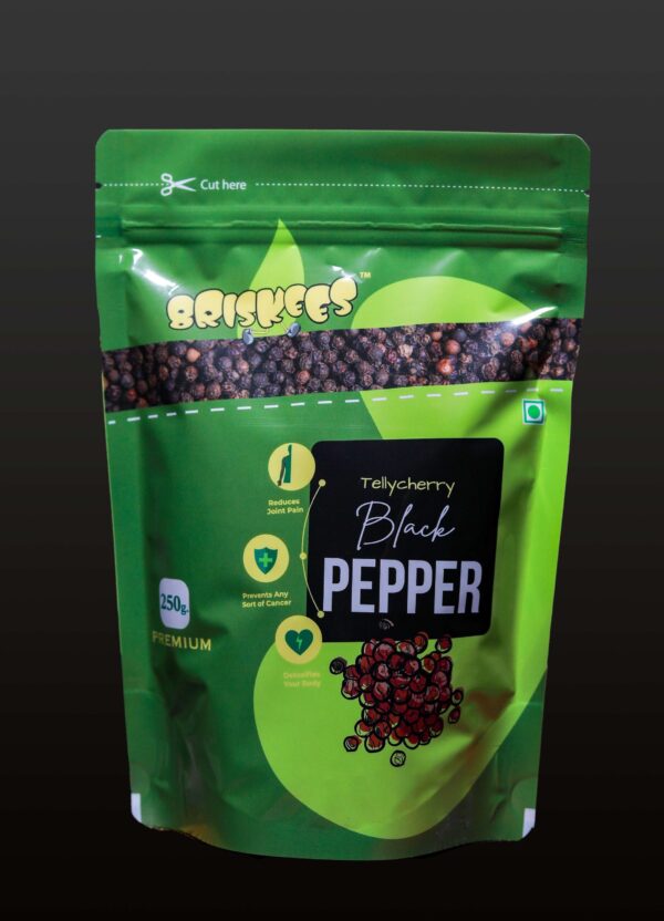 Tellicherry Black Pepper Premium Pack 250g - Image 2